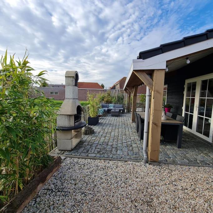 Wellness Chalet Met Jacuzzi, Sauna, Omheinde Tuin, Sint-Annaland Exterior foto