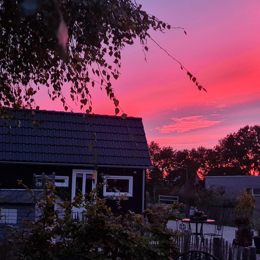 Wellness Chalet Met Jacuzzi, Sauna, Omheinde Tuin, Sint-Annaland Exterior foto